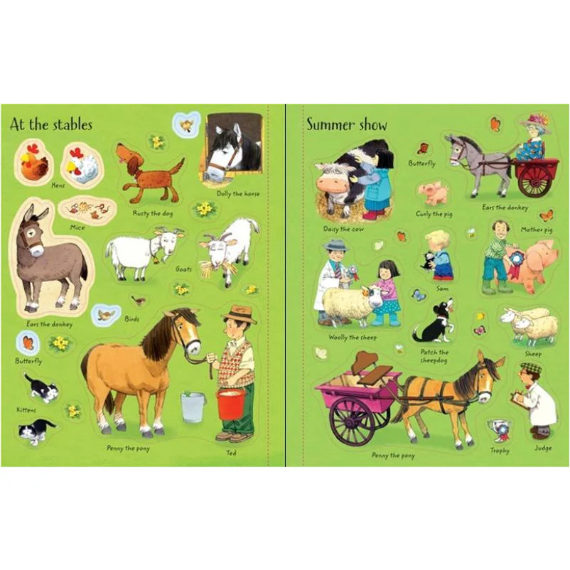 Poppy & Sam's Animals Sticker Book - Image 3