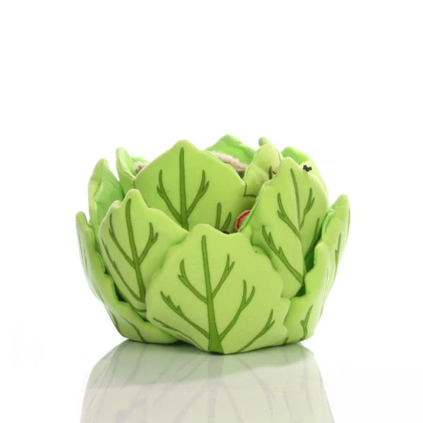 Rabbit in a lettuce Hide Away Puppet - Image 3