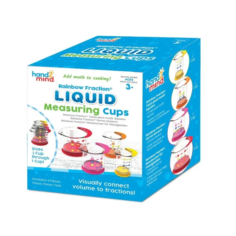 Rainbow Fraction® Liquid Measuring Cups - Image 4