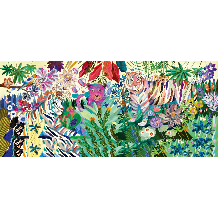 Rainbow Tigers 1000 Piece Jigsaw Puzzle - Image 3