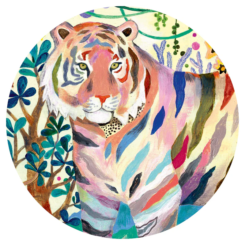Rainbow Tigers 1000 Piece Jigsaw Puzzle - Image 4