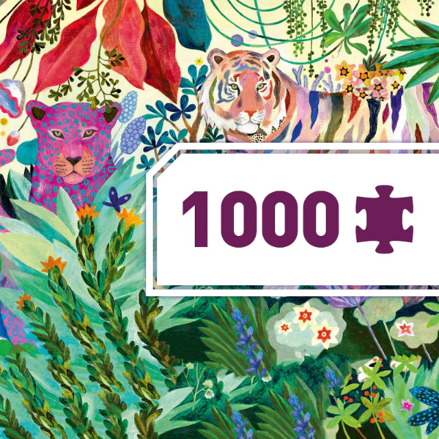 Rainbow Tigers 1000 Piece Jigsaw Puzzle - Image 6