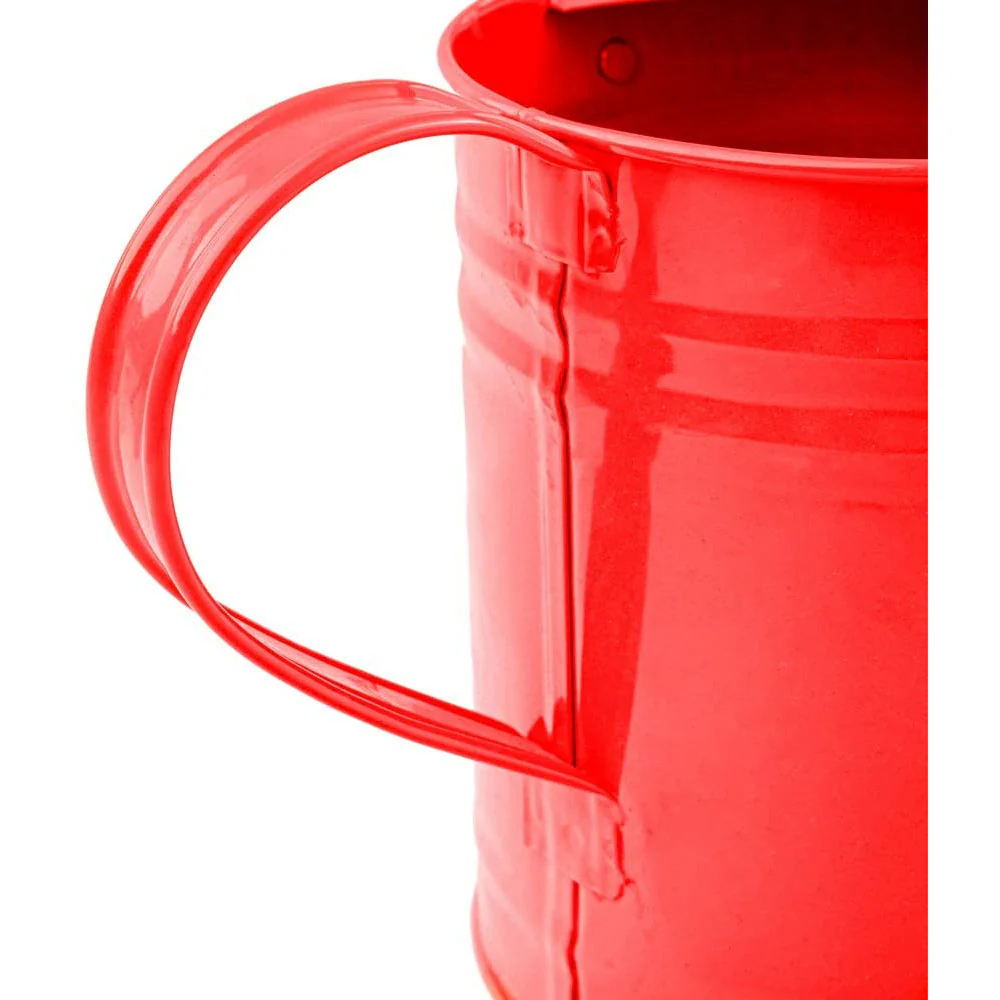 Red Metal Watering Can - Image 4