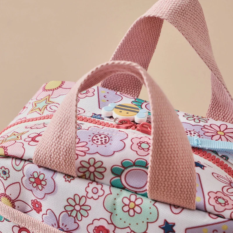 Retro Floral Print Insulated Lunch Bag - Image 2