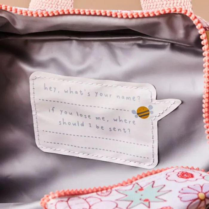 Retro Floral Print Insulated Lunch Bag - Image 3
