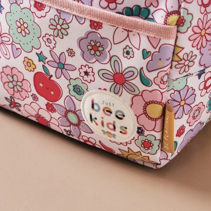 Retro Floral Print Insulated Lunch Bag - Image 4