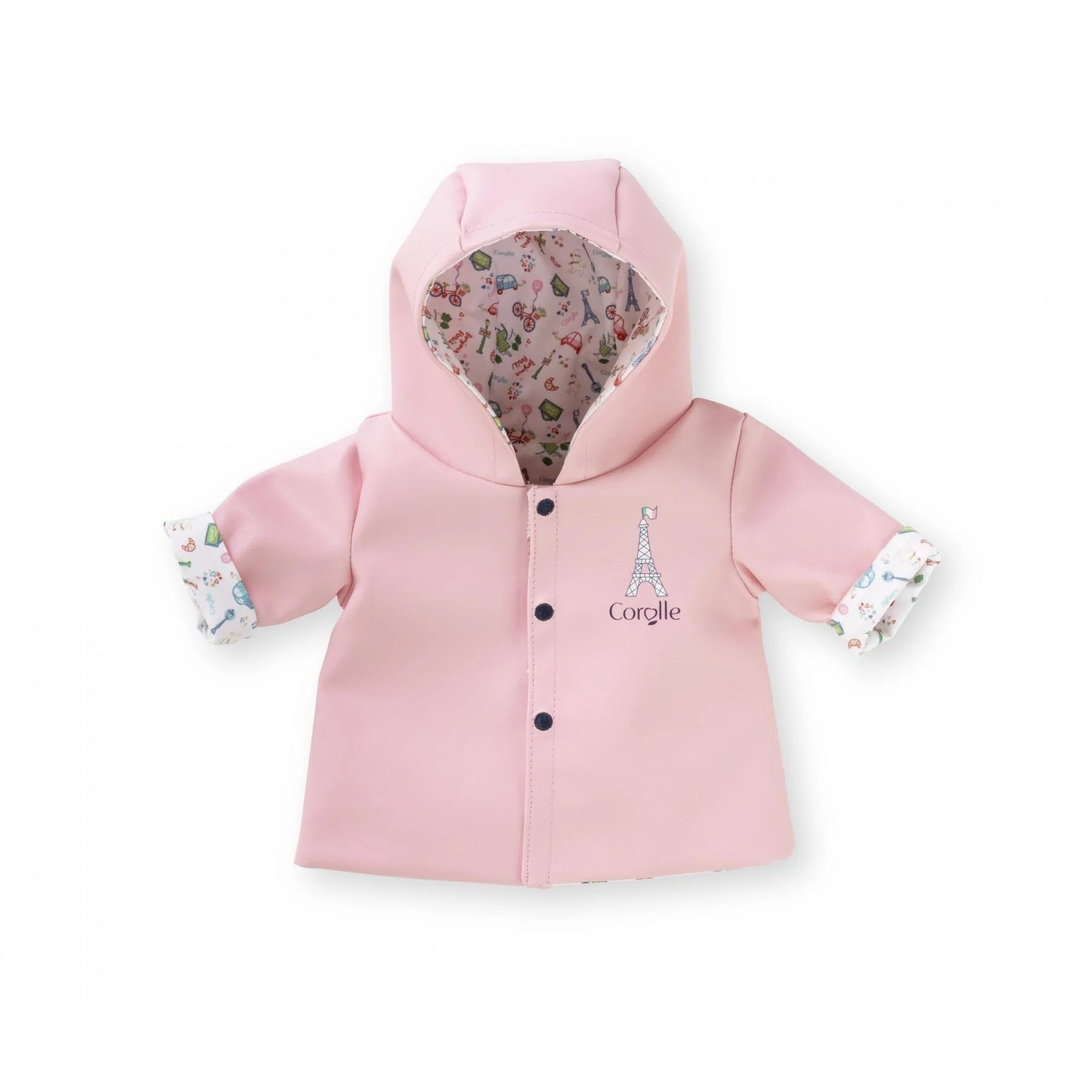 Reversible Rain Coat Set - 30 cm Baby Doll