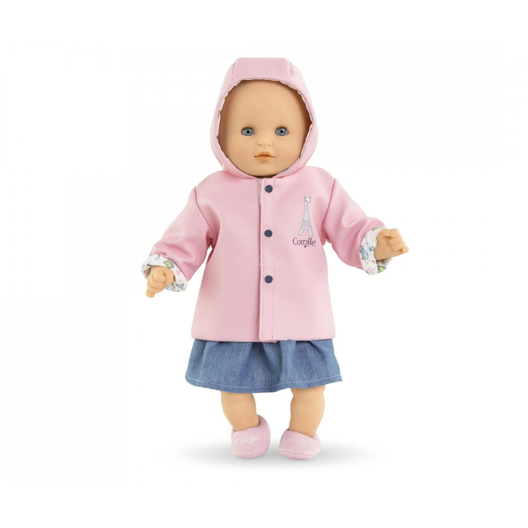 Reversible Rain Coat Set - 30 cm Baby Doll - Image 4