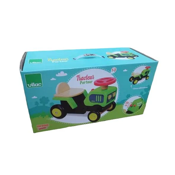 Ride-On Wooden Tractor - Image 4