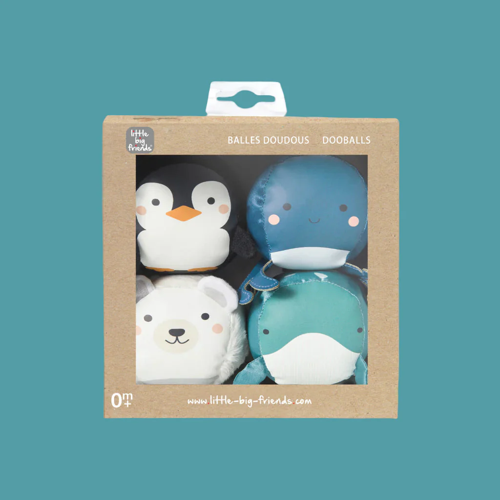 Roly Poly Balls - Set of 4 plush balls - Ocean - Image 5