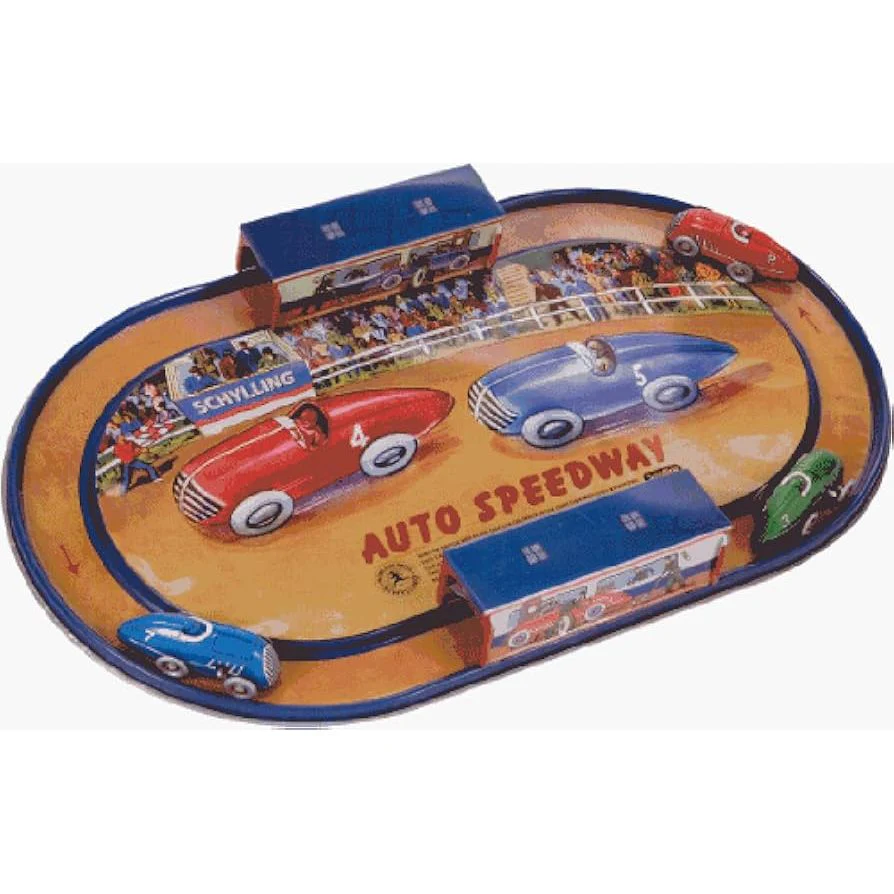 Schylling Tin Auto Speedway Wind Up Toy - Image 2