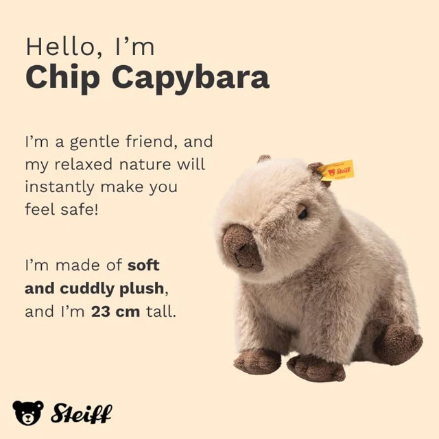 Steiff - Chip Capybara - Image 3