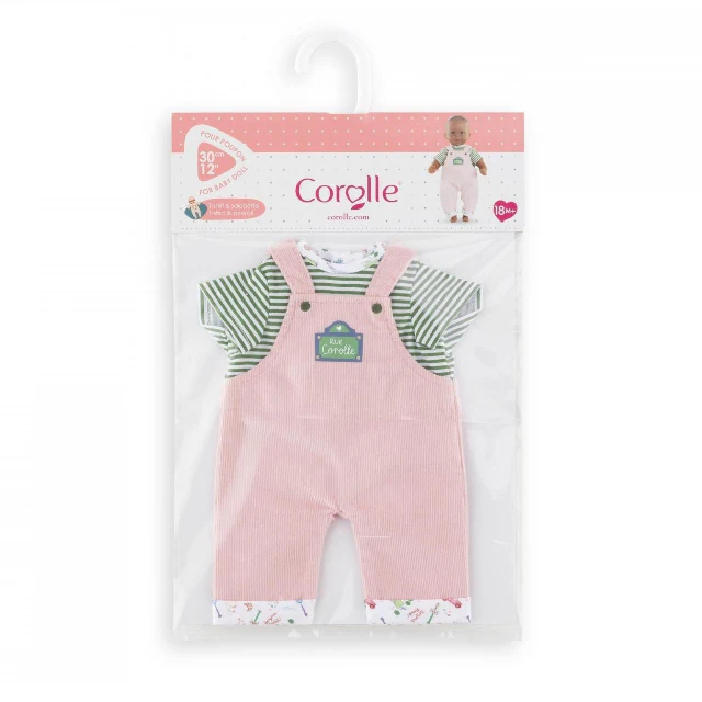 T-Shirt and Dungaree Set - 30 cm Baby Doll - Image 4