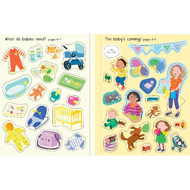 The New Baby - First Sticker Book - Image 6