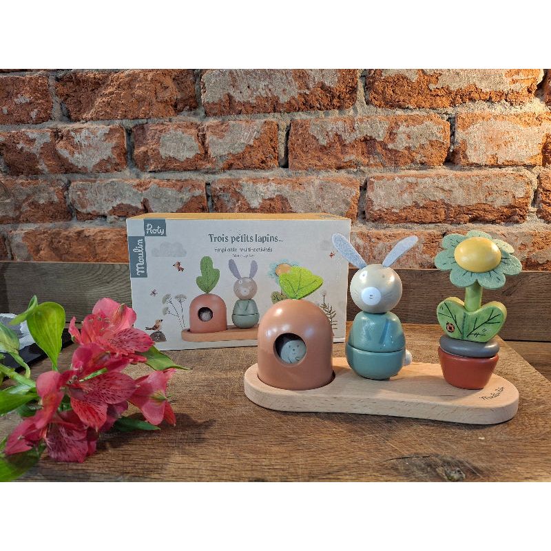 Three Little Rabbits - Stacking Toy - Image 4