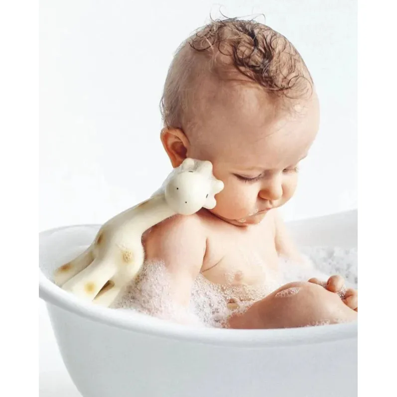 Tikiri Giraffe Natural Rubber - Teether, Toy & Rattle - Image 3