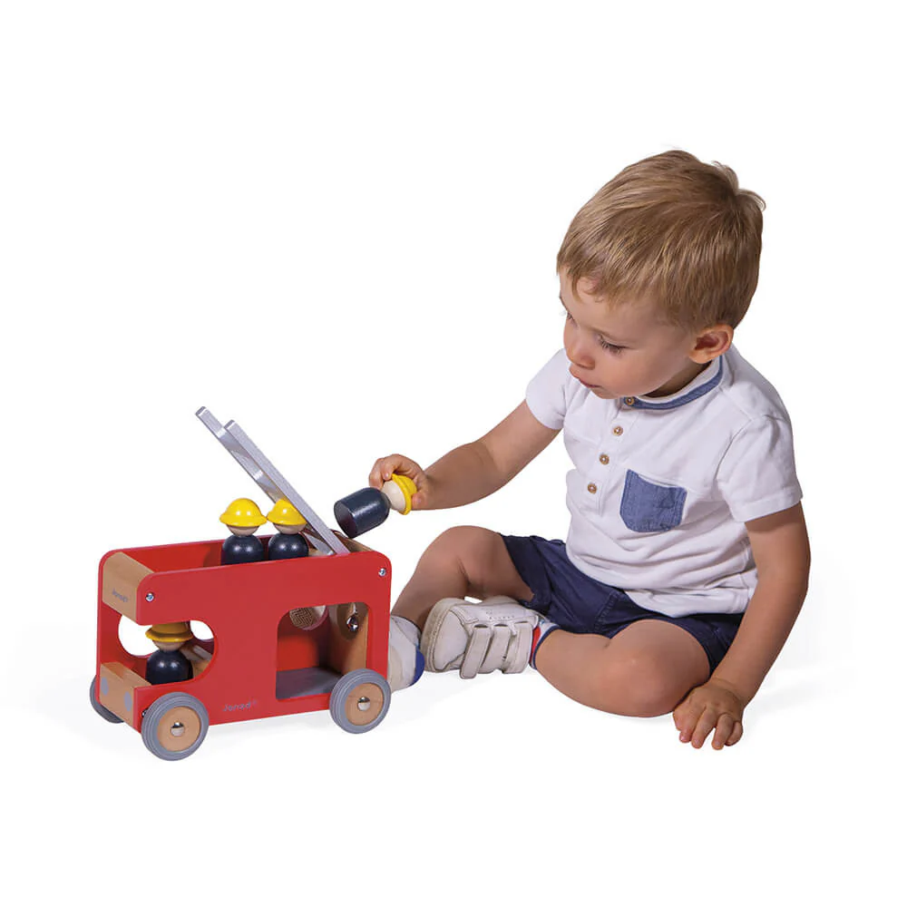Toddler Wooden Fire Engine - Image 2