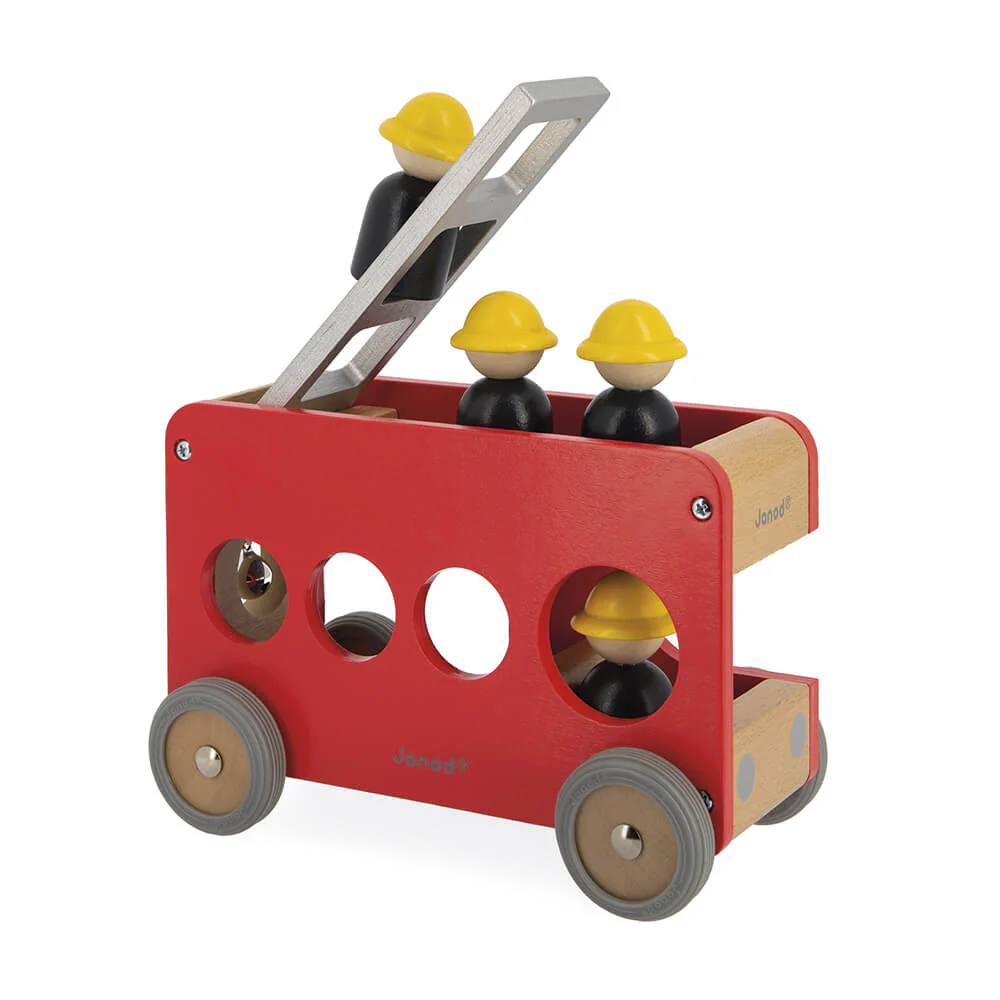 Toddler Wooden Fire Engine - Image 3