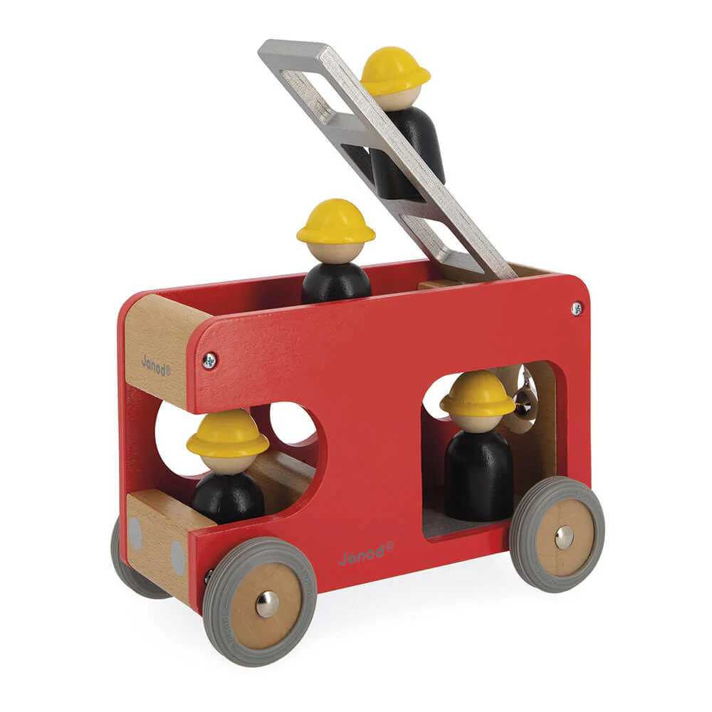 Toddler Wooden Fire Engine - Image 4