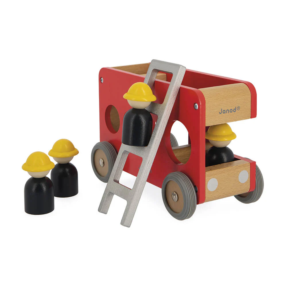 Toddler Wooden Fire Engine - Image 6