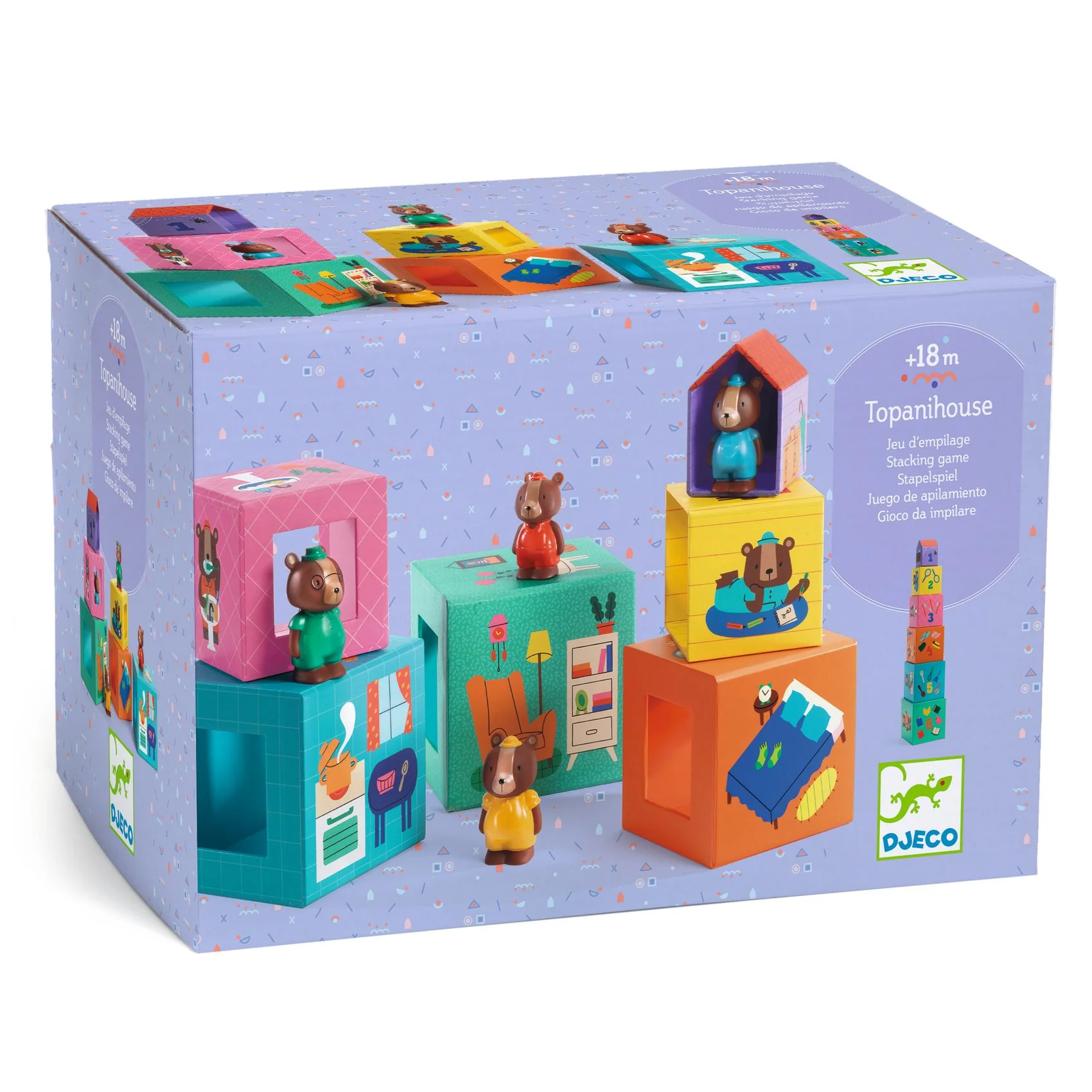 TopaniHouse Stacking Cubes. - Image 2