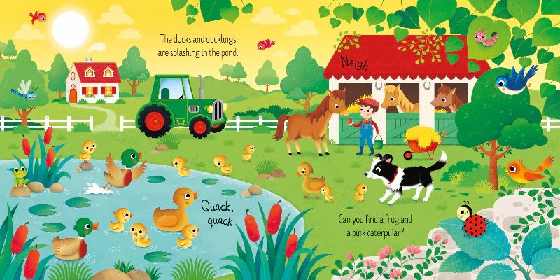 Usborne Book and 3 Jigsaws: On the Farm - Image 5