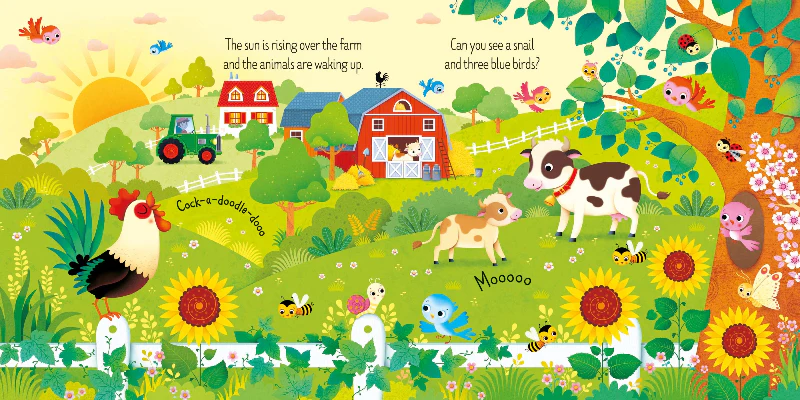 Usborne Book and 3 Jigsaws: On the Farm - Image 6