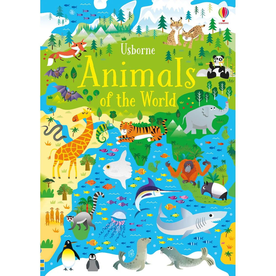 Usborne Book & Jigsaw - Animals Of The World - Image 4