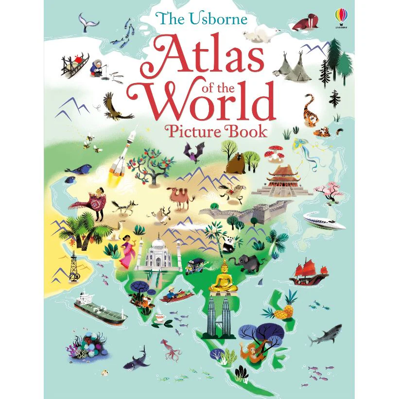 Usborne Book & Jigsaw - Atlas Of The World - Image 2