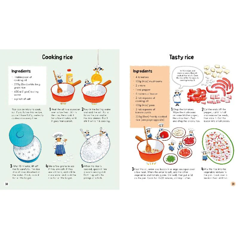 Usborne First Cookbook - Angela Wilkes - Stephen Cartwright - Image 3