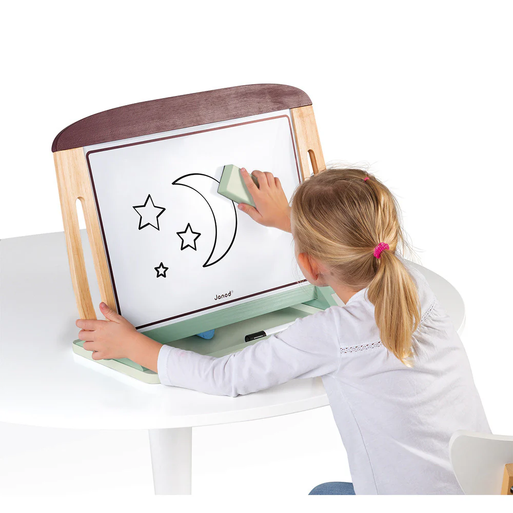 White And Blackboard Table Top Easel - Image 5