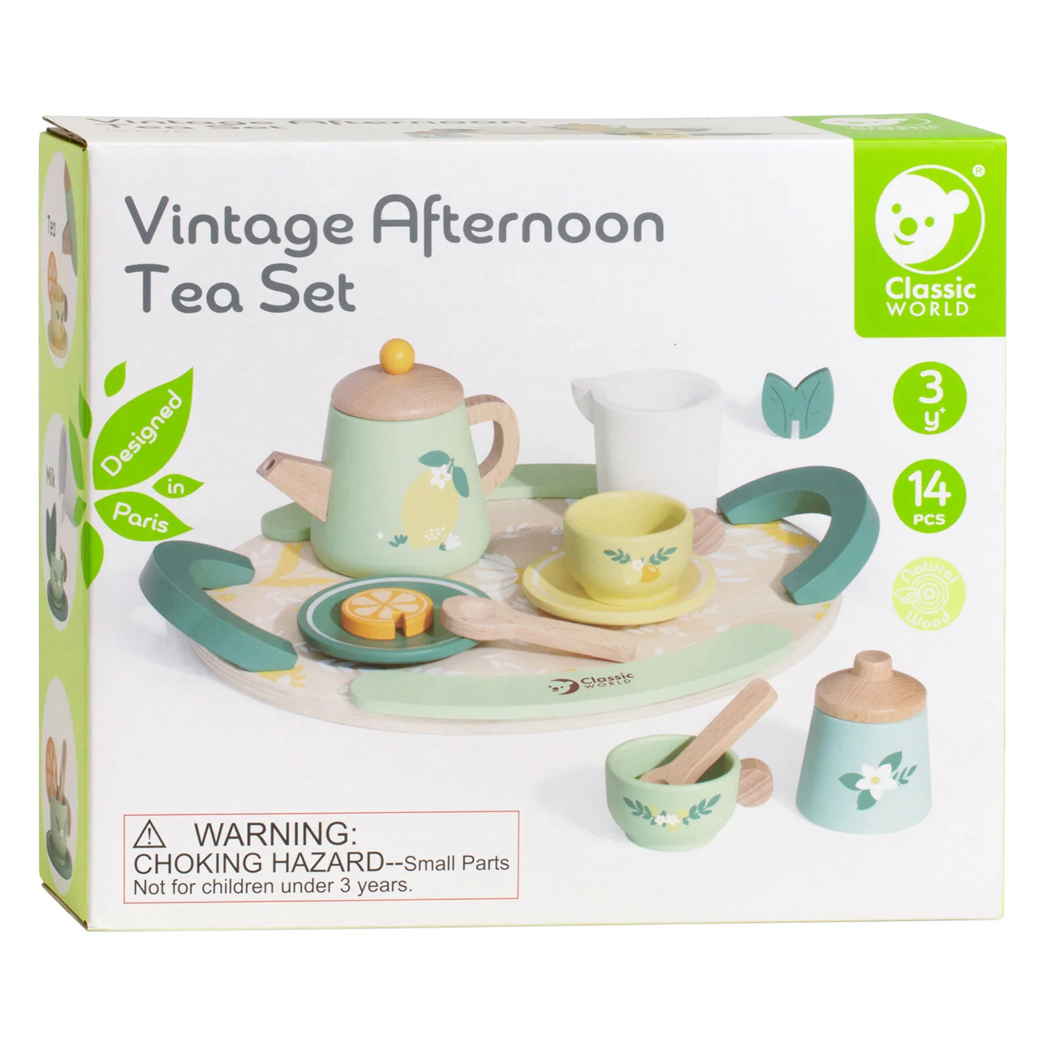 Wooden Afternoon tea Set - Image 5