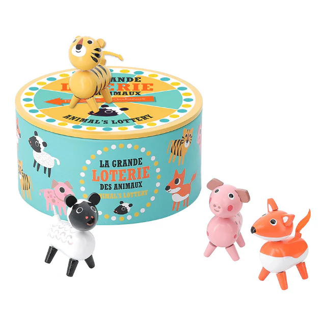 Wooden Animal Lottery Game