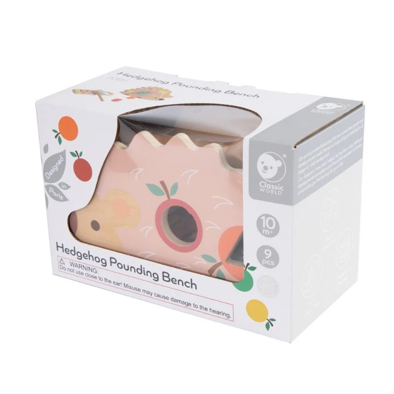 Hedgehog Pounding Bench & Shape Sorter - Image 5
