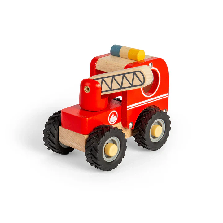 Wooden Mini Fire Truck - Image 4