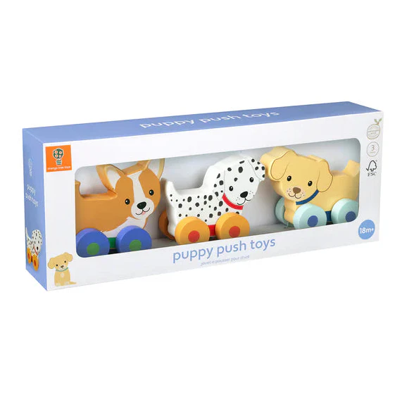 Wooden Puppy - Push Toys