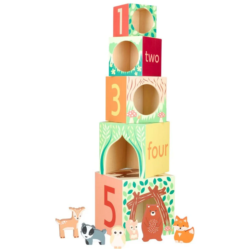 Woodland Stacking Cubes - Image 4