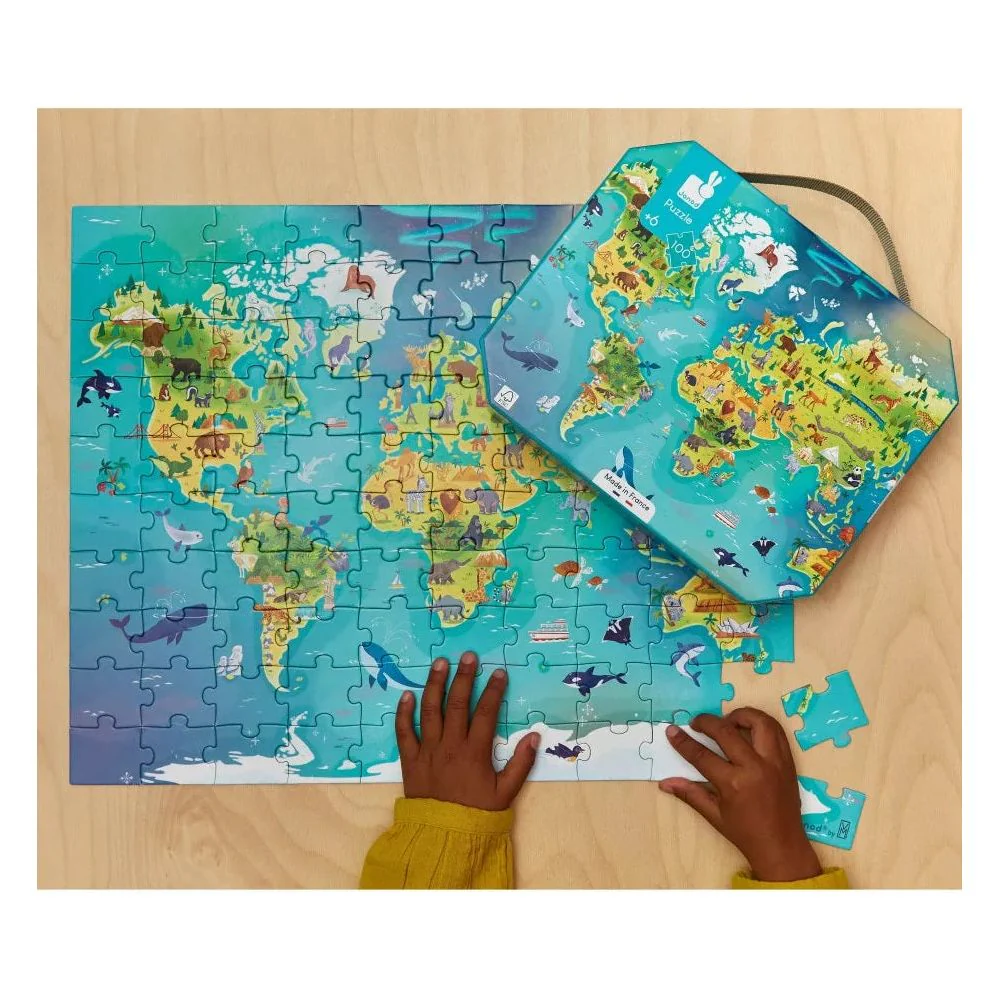 World Puzzle - 100 Piece - Image 3