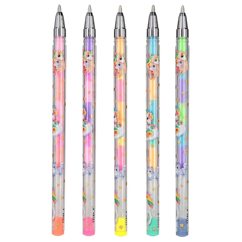 Ylvi Gel Pen Set 5 Rainbow Colours - Image 3