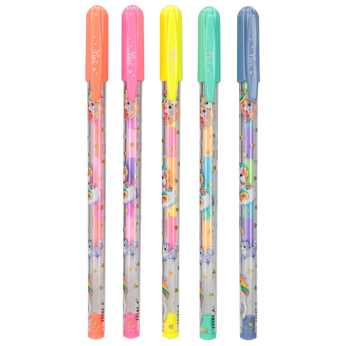 Ylvi Gel Pen Set 5 Rainbow Colours - Image 4